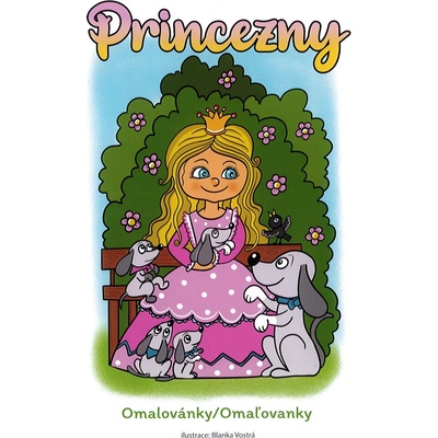Omalovánka A4 podle čísel Princezny