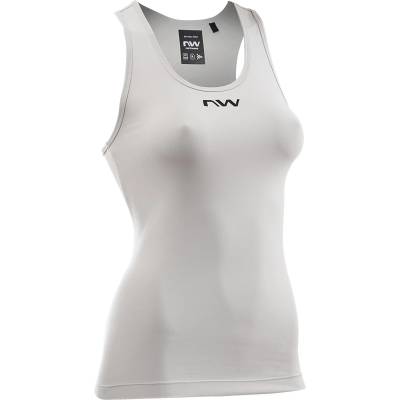 Northwave Дамски потник за колоездене Northwave Women's Essence Tank Cycling singlet - Light Grey (156-2615-0212)