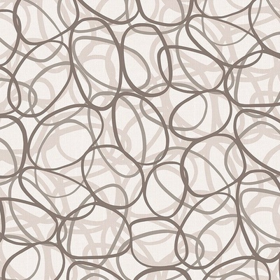 PVC obrus - Sivé kruhy