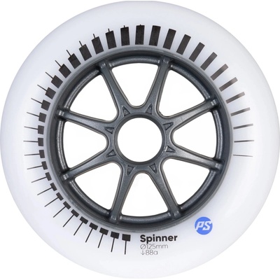 Powerslide Spinner 125mm 88A White 3ks