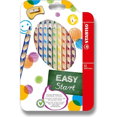 Stabilo 331/12 EASYcolors pro leváky ořezávátko 12 ks – Zboží Živě