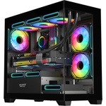 darkFlash DS900M Infinity Mirror + 6 fans