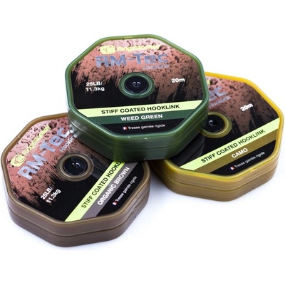 RidgeMonkey šňůra RM Tec Stiff Coated Hooklink Zelená 20m 25lb – Zbozi.Blesk.cz