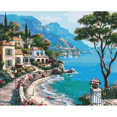 ASTRA Malování podle čísel: Italské prázdniny plátno na rámu 50 x 40 cm