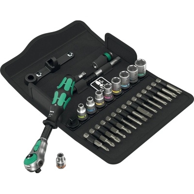 Wera 004016 Račňová sada Zyklop Speed 1/4" typ 8100 SA 6, metrická 28 dielov