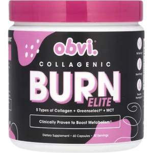 Obvi Collagenic Burn Elite | 5 Types of Collagen, Greenselect & MCT [60 капсули]