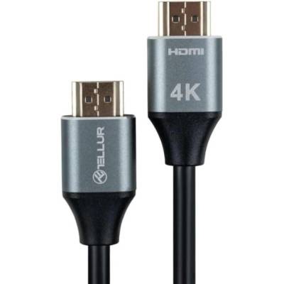 High Speed кабел за данни, HDMI, 4K, 18Gbps, Ethernet, 3 м, черен (TLL312011)