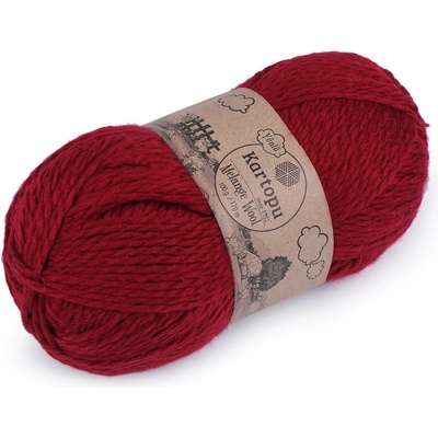 Pletací příze Melange Wool 100 g Varianta: 5 (2117) červená, Balení: 1 ks 54974/138020/253072