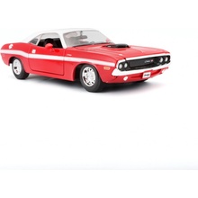 Maisto Dodge Challenger R T Coupe 1970 červená 1:24