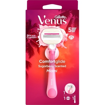 Venus Самобръсначка Venus Comfortglide + 1 резервна глава Miami