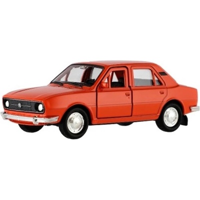 Welly Auto Škoda 105L oranžová 1:34