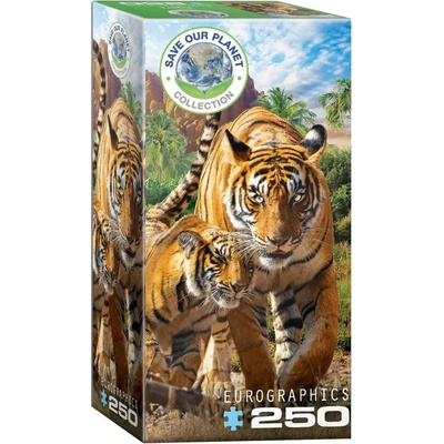 EUROGRAPHICS - Puzzle Save the Planet - Tigers 250 - 250 piese