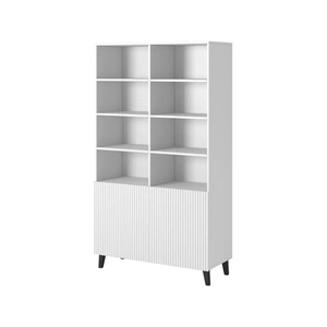 Cama meble Етажерка ПАФОС 100х40х176.5см бял мат (pafos reg100 bi)