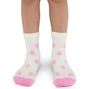 Vlnka Dětské letní Merino ponožky kotníkové ovečka růžová
