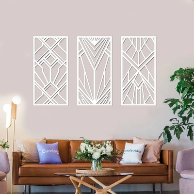 dřevo života Dekorační panel ART Zvolte barvu dekoru: Bílá, Rozměry (cm): 60x40