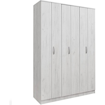 Matis Гардероб с врата хармоника fortuna soft fb3 снежен дъб