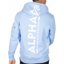 Alpha Industries Back Print Hoody pánska mikina light blue