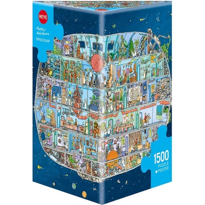 Heye Пъзел Heye от 1500 части - Космически кораб, Матиас Адолфсон (TYPZ0000183N)