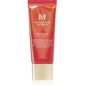 Missha M Perfect Cover ВВ крем с висока UV защита малка опаковка цвят No. 13 Bright Beige SPF 42/PA+++ 20ml