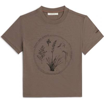 Icebreaker Merino 150 Tech Lite SS Crop Tee Seed Story Размер: L / Цвят: зелен