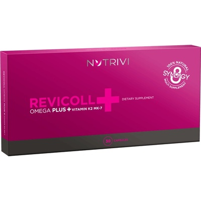 Nutrivi Revicoll Omega Plus + Vitamin K2MK7 60 kapsúl