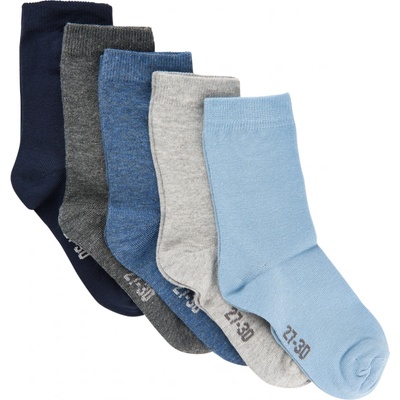 Minymo ponožiek Dark Navy 5 pack