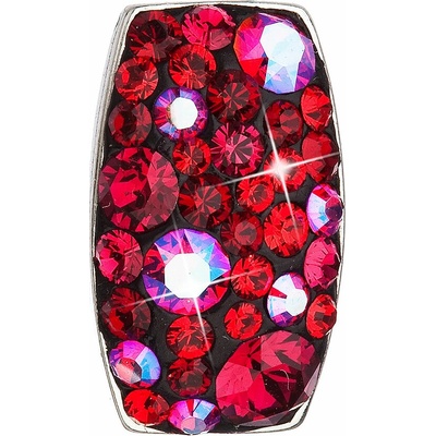 Pavona Strieborný prívesok s krištáľmi Swarovski červený obdĺžnik 34194.3 cherry