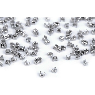 Koncovka na zip No 3; 5; 8; 10 horní Varianta: 1 (3 mm) nikl, Balení: 10 g