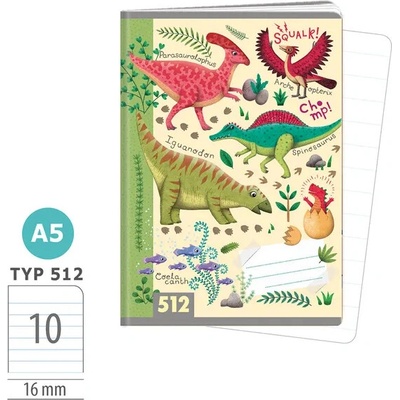 Argus Sešit 512 Roaaar! Dinosauři A5