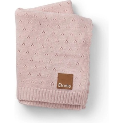 Elodie Details Pletená deka pre bábätko Pointelle Blanket Misty Pink