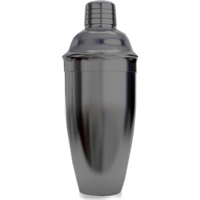 Černý koktejlový šejkr Deluxe Cobbler 750ml