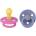 BIBS Залъгалки Bibs - Colour, Bubblegum/Peri, 0-6 м, 2 броя (110452)