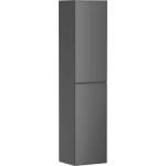 Hansgrohe Xevolos E - Висок шкаф 40x176x36 см, 2 врати, панти отляво, матово сиво/металическо сиво 54220770 (54220770)