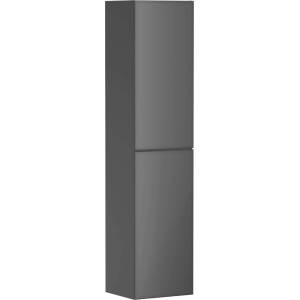 Hansgrohe Xevolos E - Висок шкаф 40x176x36 см, 2 врати, панти отляво, матово сиво/металическо сиво 54220770 (54220770)