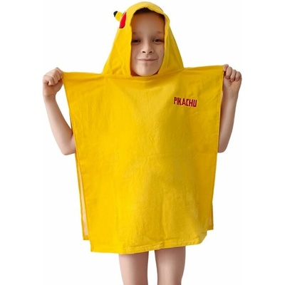 Carbotex Detské pončo 50x115 cm Pokémon Volím si teba Pikachu