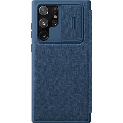 Nillkin Калъф Nillkin Qin Pro за Samsung GalaxyS22 Ultra - Син