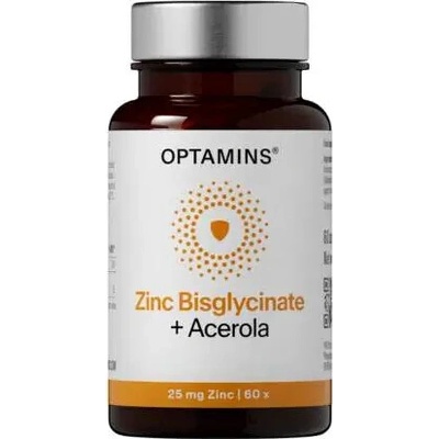 PXG Pharma OPTAMINS Diglycinát zinočnatý + Acerola 60 kapsúl