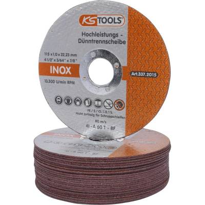 KS Tools rezný kotúč rovný 115 mm 337.2015 25 ks