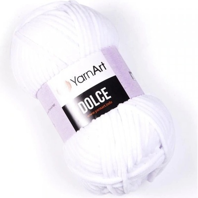 YarnArt Dolce 741 bílá