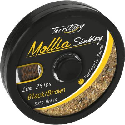 Mikado šnúra Mollia Hooklink 20m 35lb Brown