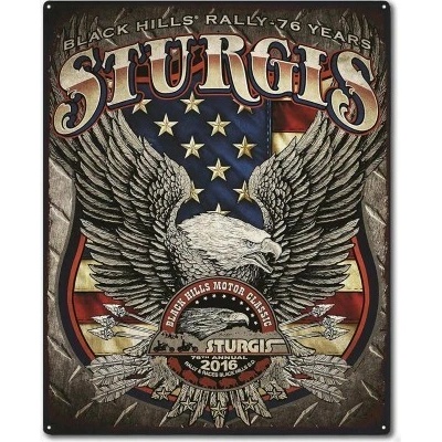 Plechová cedule Sturgis Eagle