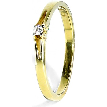 Blink-Blink Zlatý zásnubný prsteň s diamantom 1182ZDG