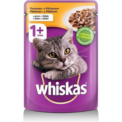 Whiskas пауч за котки с пиле - 85 гр