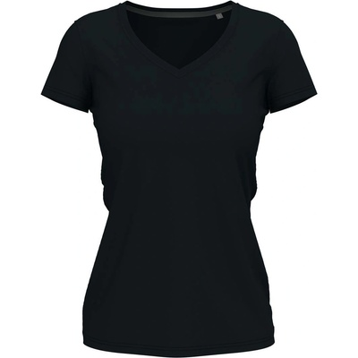 Stedman stretch-t v-neck st9710 / Дамска еластична тениска с v-образно деколте - полунощно синя xxl (st9710blmxxl)