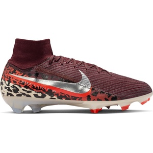 Nike Футболни бутонки Nike Phantom High 6 Elite Adults Firm Ground Football Boots - Burgundy/Print