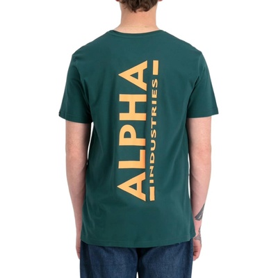 Alpha Industries Backprint T Force Green