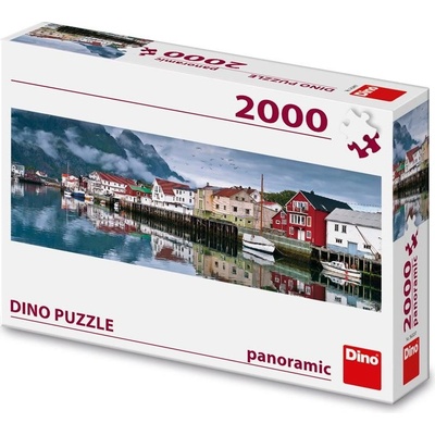 DINO Panoramatické Rybářská vesnice 2000 dílků – Zboží Dáma
