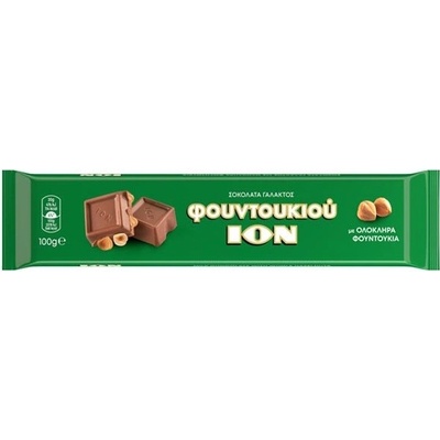 Ion Funtoukiou mléčná čokoláda s lískovými oříšky 100 g