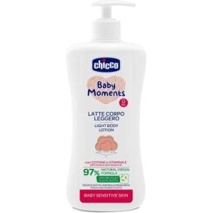 Chicco Нежно мляко за тяло с дозатор Sensitive 500 мл (01024.30)