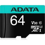 ADATA microSDXC Premier Pro 64GB UHS-I/U3/V30 AUSDX64GUI3V30SA2-RA1